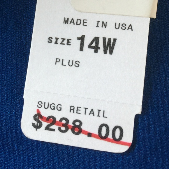 😊PENDLETON Plus Cobalt Blue Button Up Jacket - Picture 8 of 8